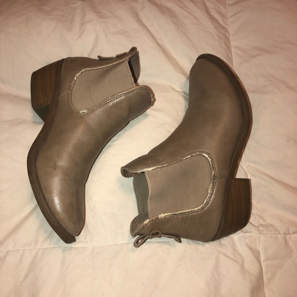 Nude booties